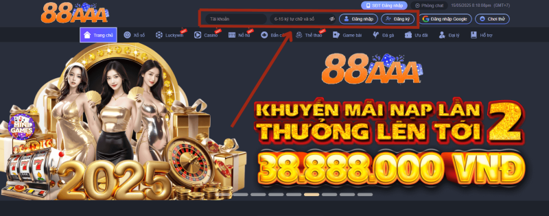 Cách đăng ký tài khoản 88aa