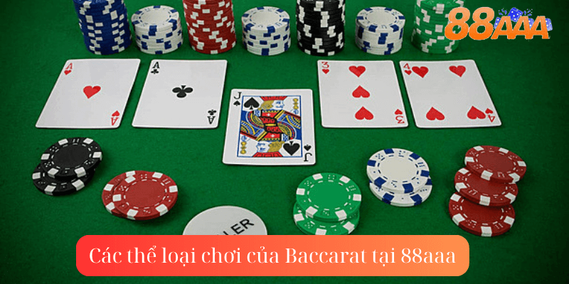 các thể loại chơi của Baccarat tại 88aaa